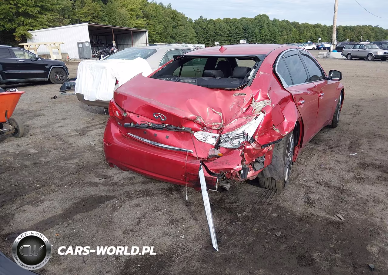 2017 Infiniti Q50 3.0T Red Sport 400 VIN:JN1FV7AR5HM872070 - 4