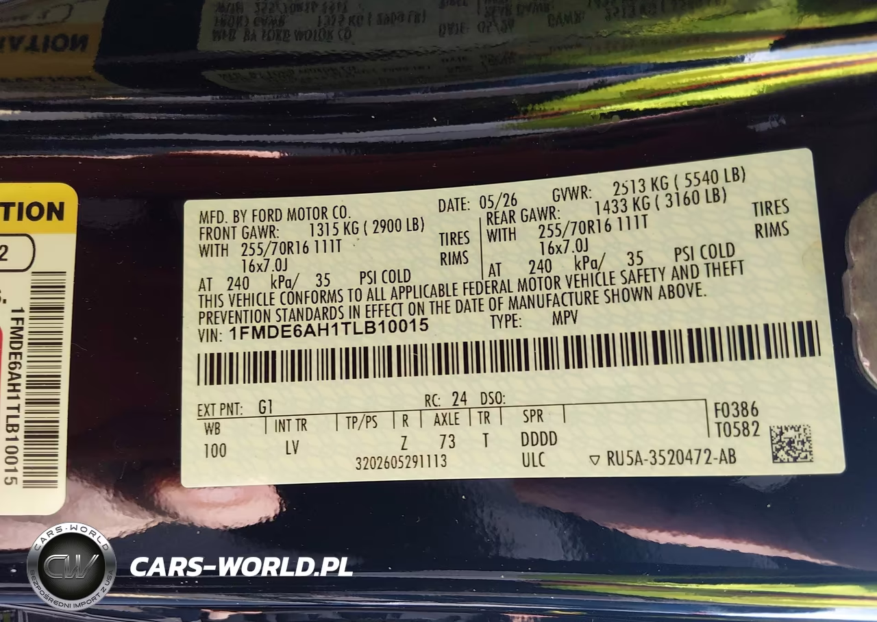 2026 Ford Bronco VIN:1FMDE6AH1TLB10015 - 9