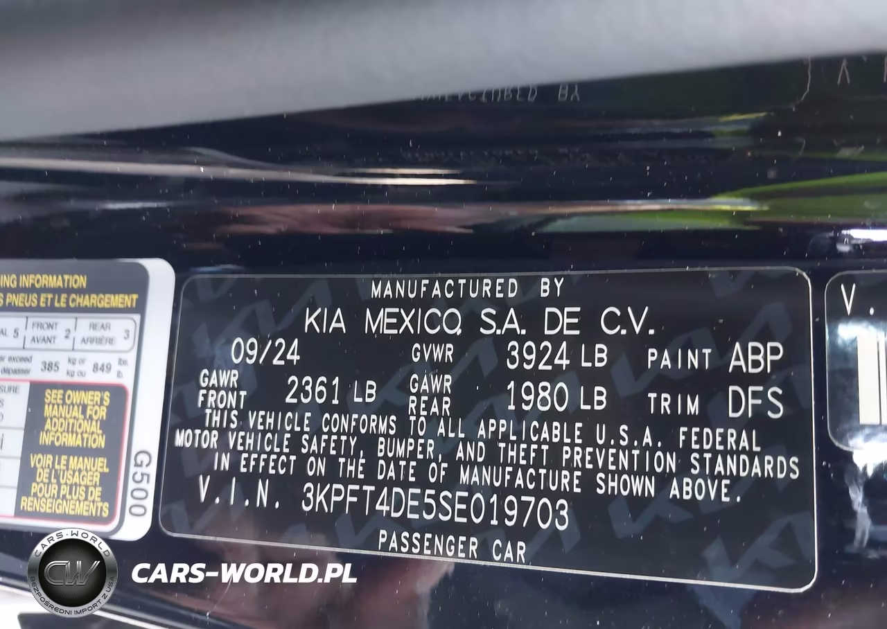2025 Kia K4 Lxs VIN:3KPFT4DE5SE019703 - 9
