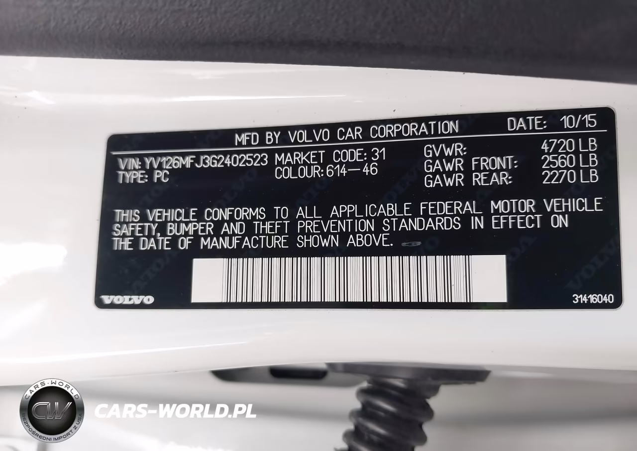 2016 Volvo S60 T5 Drive-E VIN:YV126MFJ3G2402523 - 9