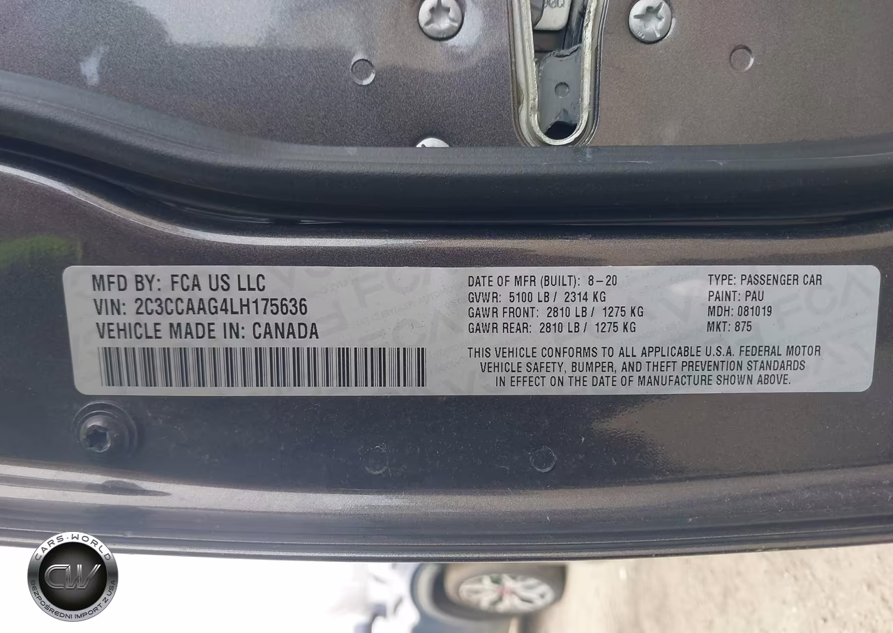 2020 Chrysler 300 Touring VIN:2C3CCAAG4LH175636 - 9