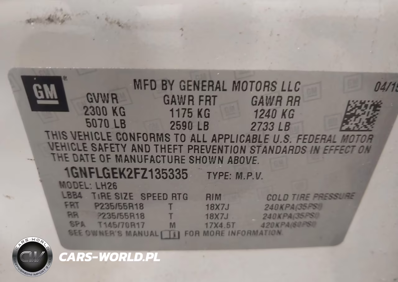 2015 Chevrolet Equinox 2Lt VIN:1GNFLGEK2FZ135335 - 9