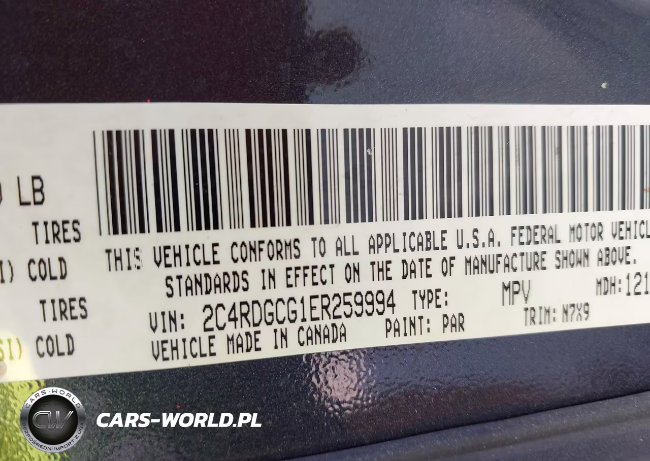 2014 Dodge Grand Caravan Sxt VIN:2C4RDGCG1ER259994 - 9