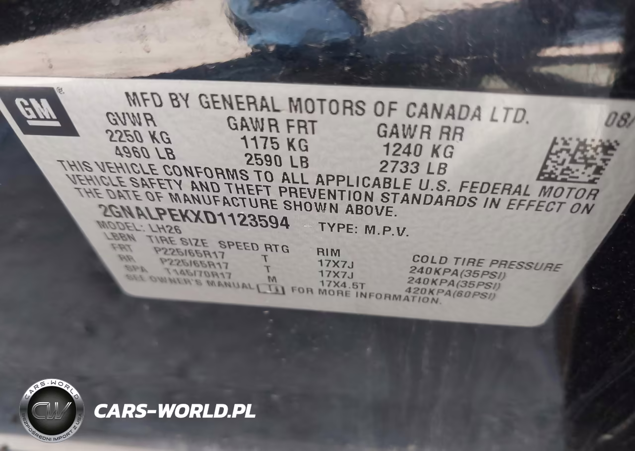 2013 Chevrolet Equinox 2Lt VIN:2GNALPEKXD1123594 - 9