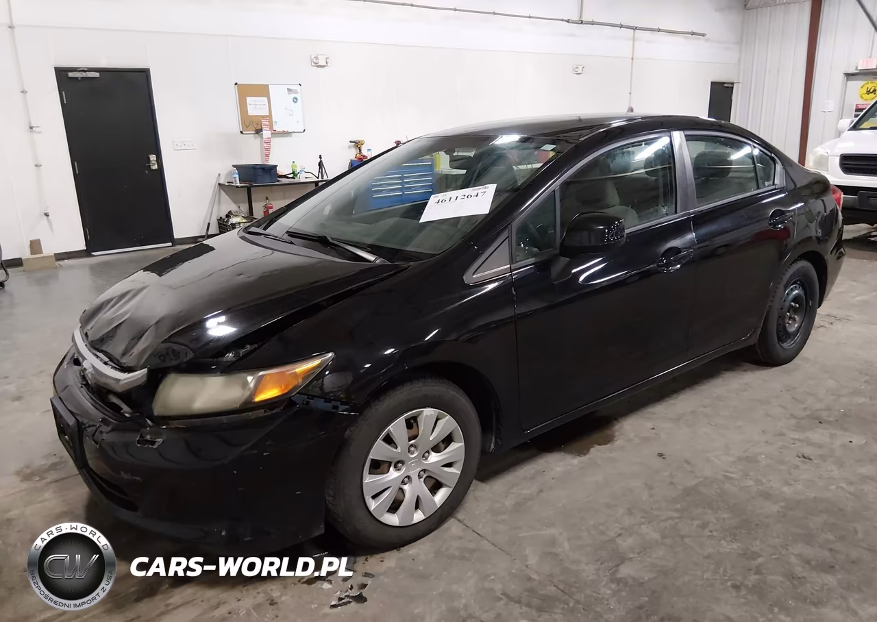 2012 Honda Civic Lx VIN:19XFB2F58CE082753 - 2