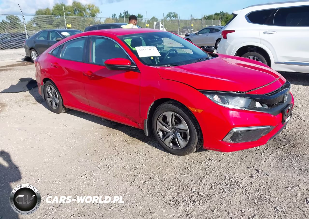 2020 Honda Civic Lx VIN:2HGFC2F66LH526756 - 1