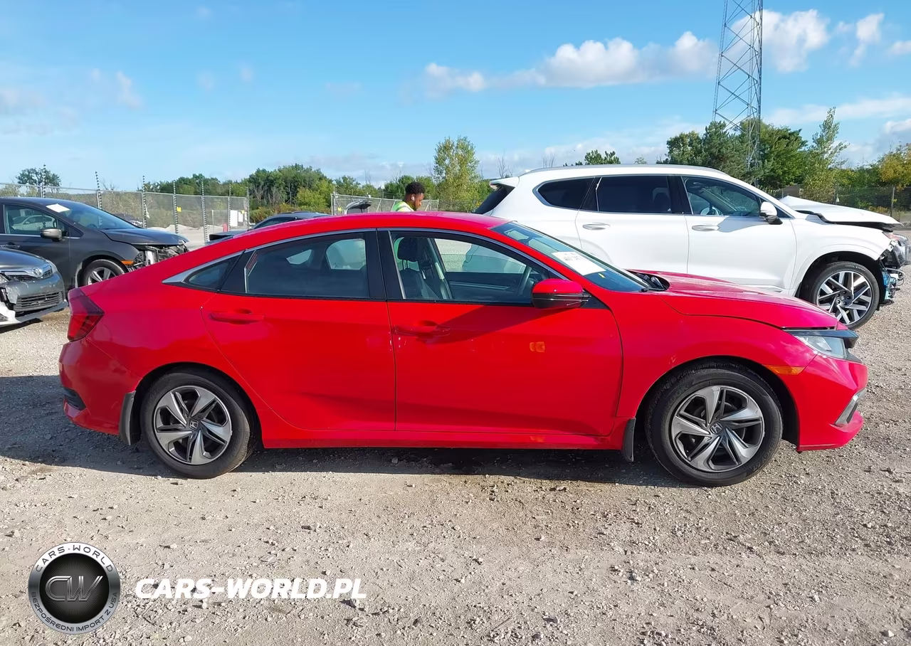 2020 Honda Civic Lx VIN:2HGFC2F66LH526756 - 13
