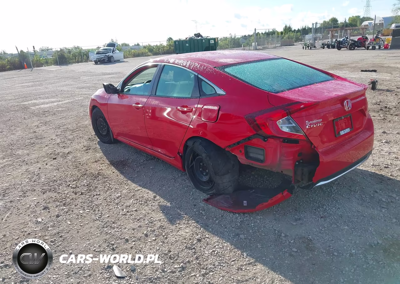 2020 Honda Civic Lx VIN:2HGFC2F66LH526756 - 3