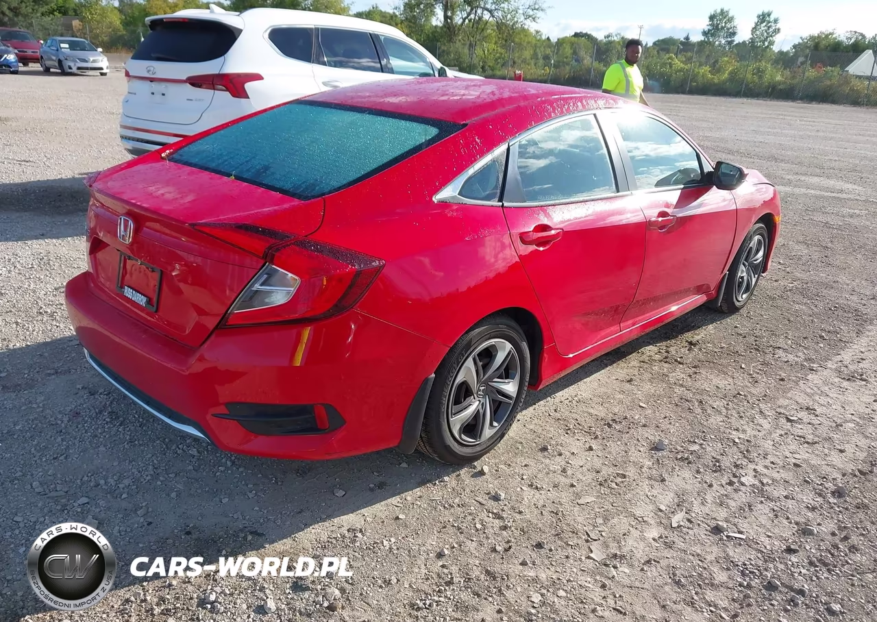 2020 Honda Civic Lx VIN:2HGFC2F66LH526756 - 4