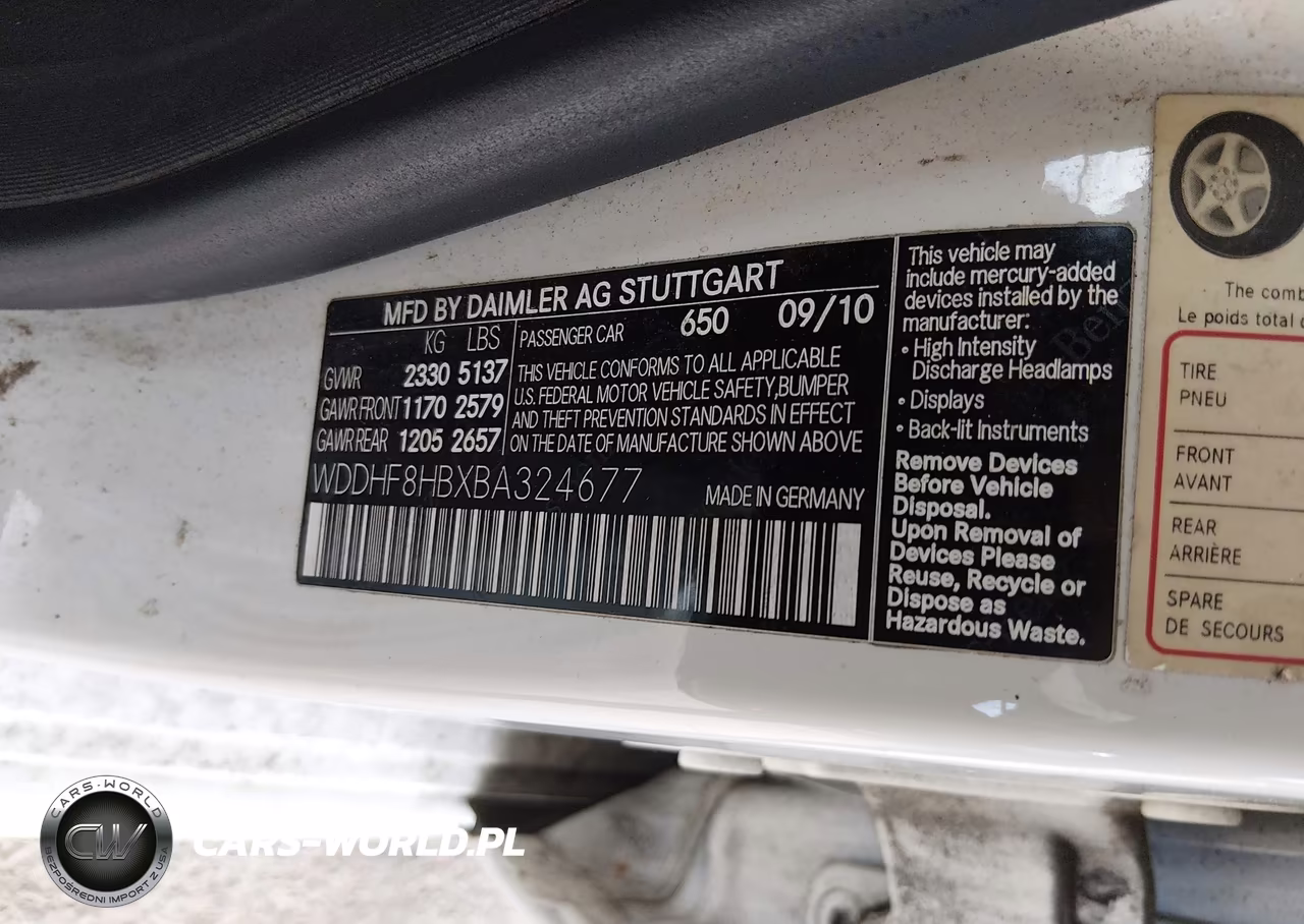 2011 Mercedes-Benz E 350 4Matic VIN:WDDHF8HBXBA324677 - 9