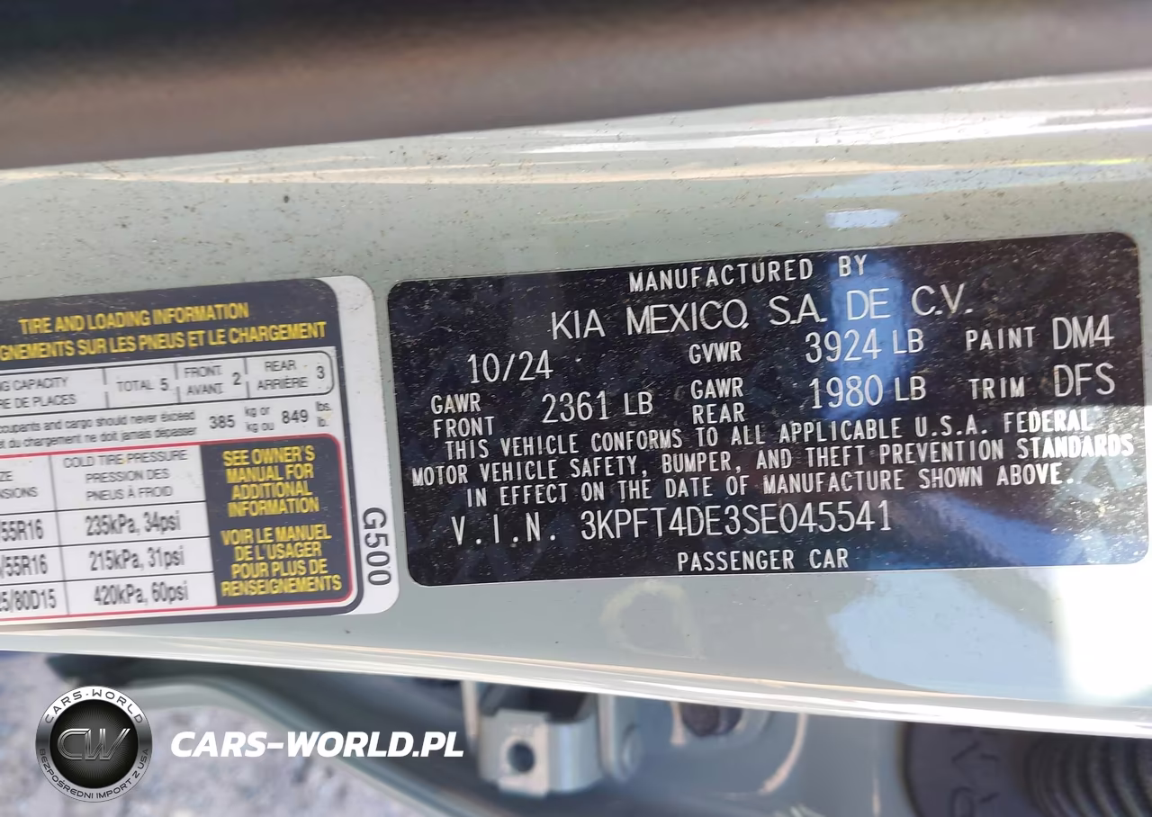 2025 Kia K4 Lxs VIN:3KPFT4DE3SE045541 - 9