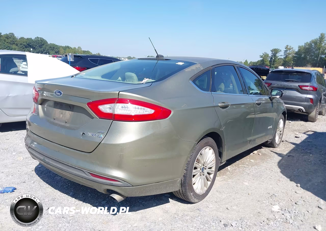 2013 Ford Fusion Hybrid Se VIN:3FA6P0LU0DR167085 - 4