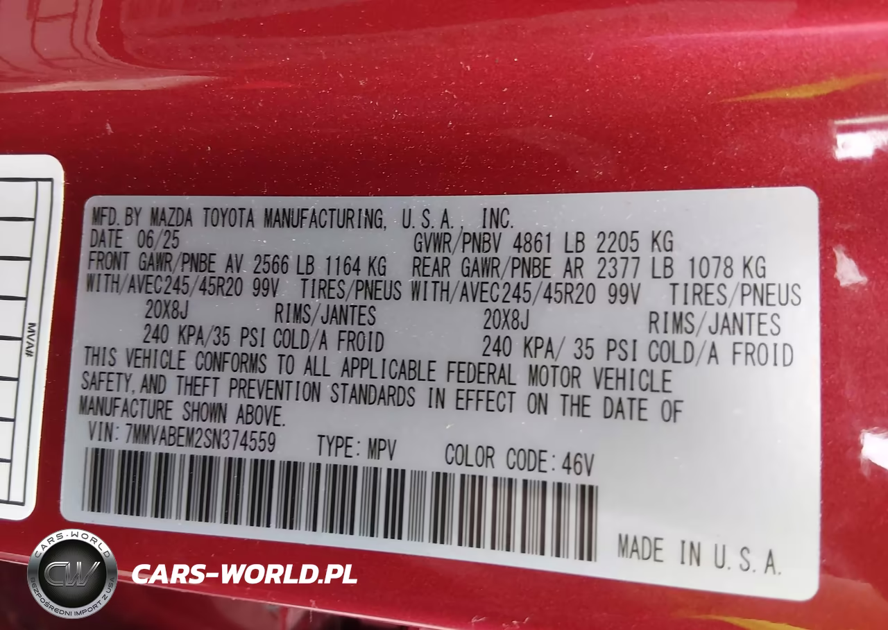 2025 Mazda Cx-50 2.5 S Premium Plus Package VIN:7MMVABEM2SN374559 - 9
