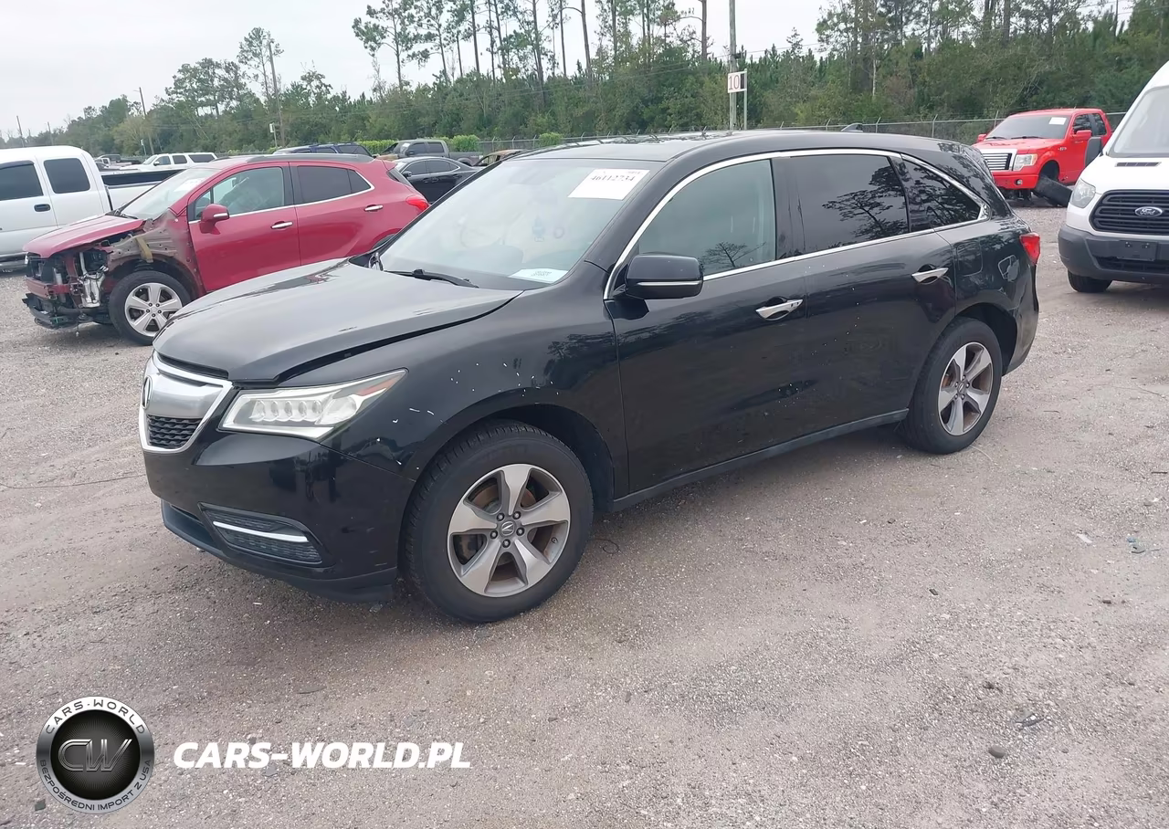 2014 Acura Mdx VIN:5FRYD4H20EB006389 - 2