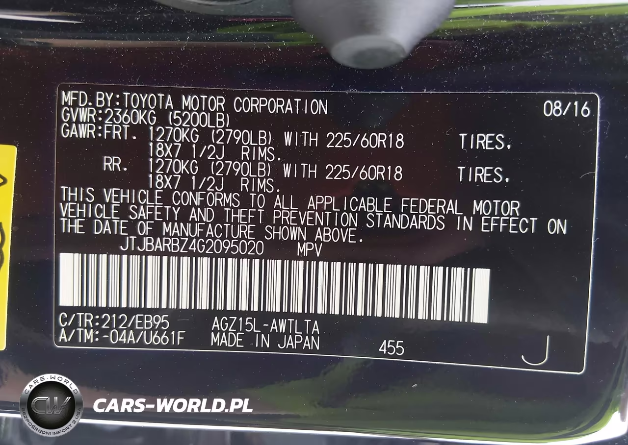 2016 Lexus Nx 200T F Sport VIN:JTJBARBZ4G2095020 - 9