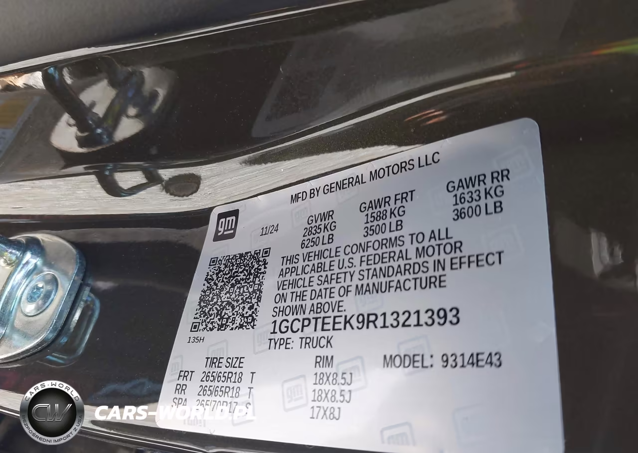 2024 Chevrolet Colorado 4Wd Trail Boss VIN:1GCPTEEK9R1321393 - 9
