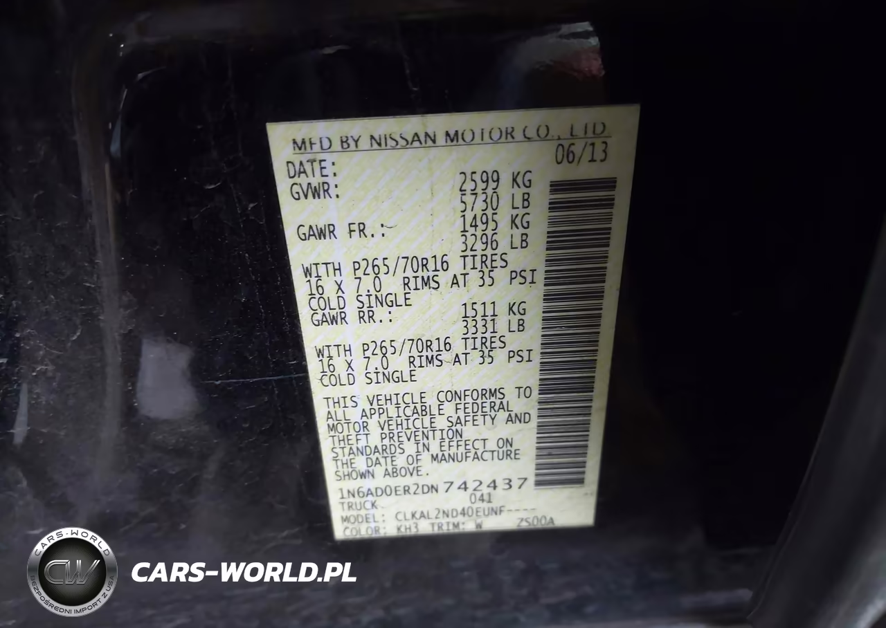2013 Nissan Frontier Sv VIN:1N6AD0ER2DN742437 - 9