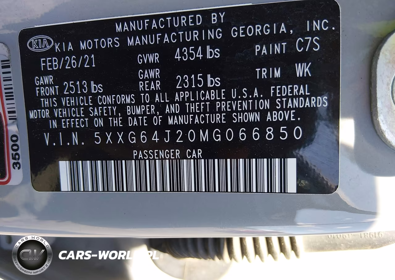 2021 Kia K5 Gt-Line VIN:5XXG64J20MG066850 - 9
