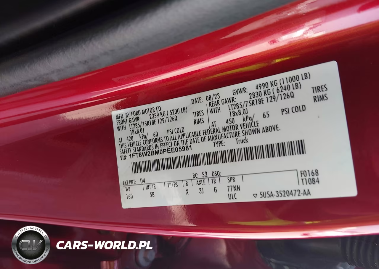 2023 Ford F-250 Lariat VIN:1FT8W2BM0PEE05981 - 8