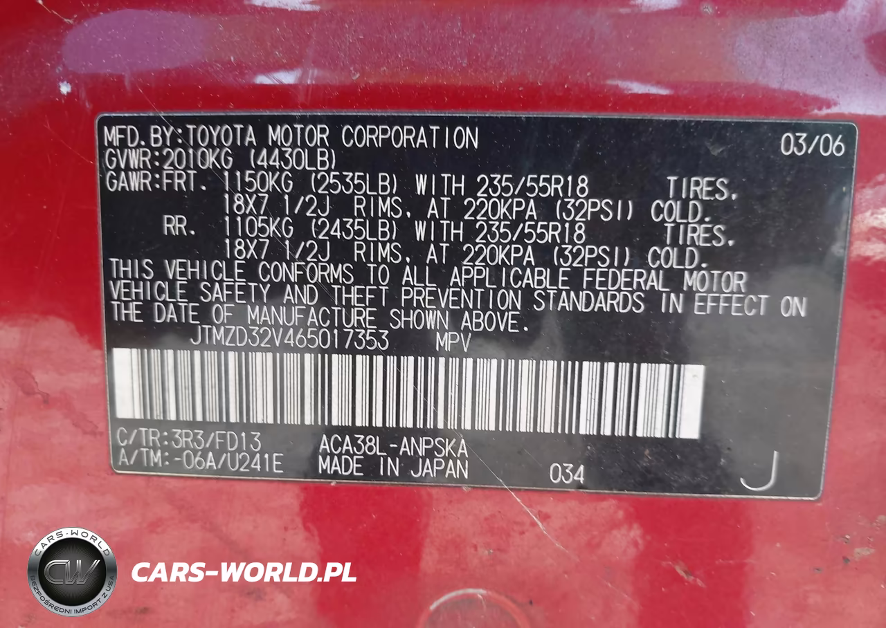 2006 Toyota Rav4 Sport VIN:JTMZD32V465017353 - 9
