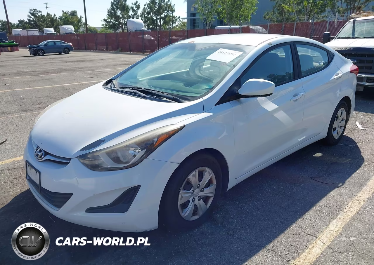 2016 Hyundai Elantra Se VIN:5NPDH4AE6GH697988 - 2