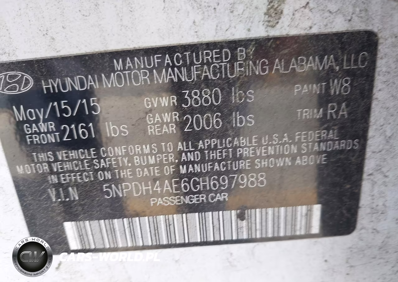 2016 Hyundai Elantra Se VIN:5NPDH4AE6GH697988 - 9