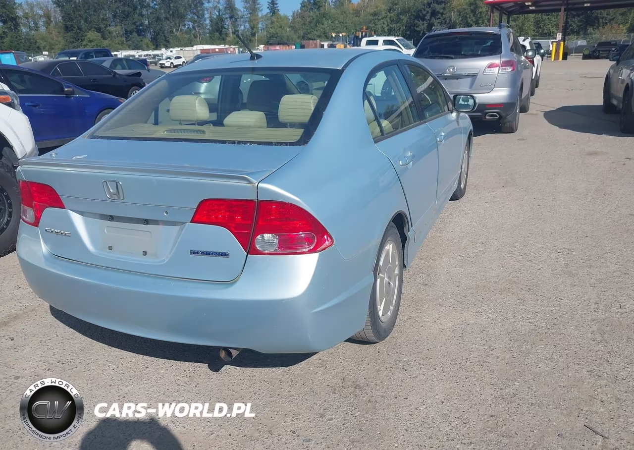 2007 Honda Civic Hybrid VIN:JHMFA36297S003123 - 4