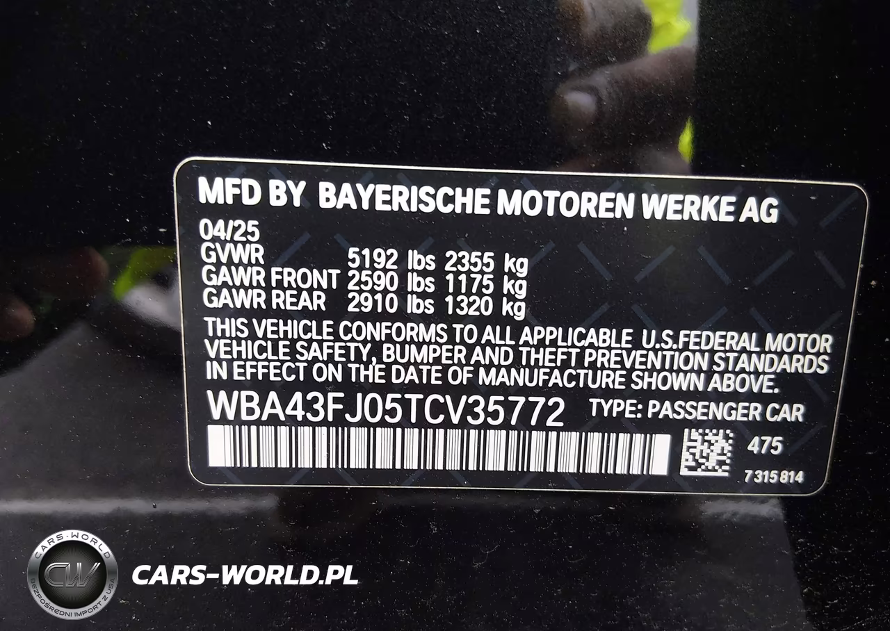 2026 BMW 530I VIN:WBA43FJ05TCV35772 - 9