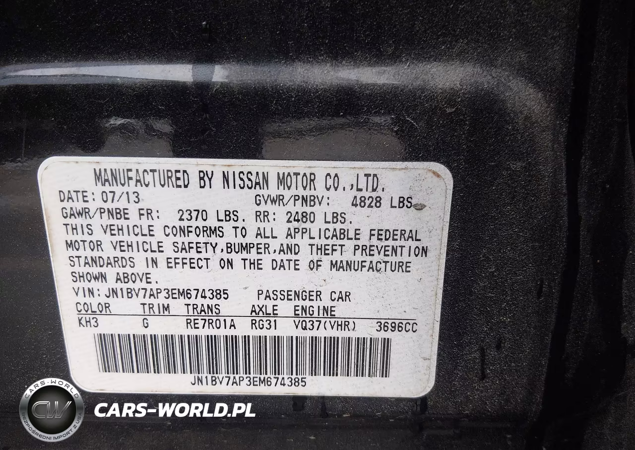 2014 Infiniti Q50 Premium VIN:JN1BV7AP3EM674385 - 9