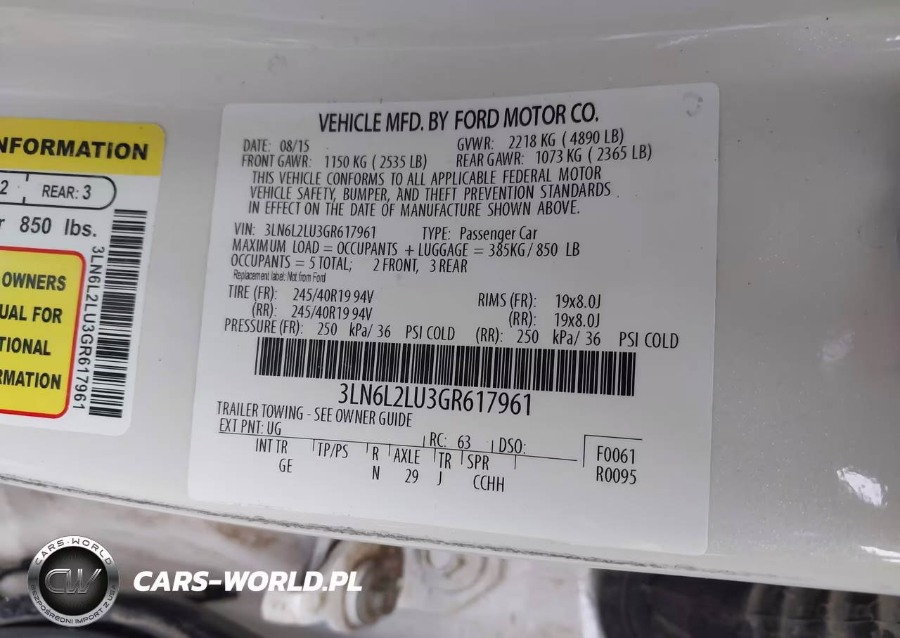 2016 Lincoln Mkz Hybrid VIN:3LN6L2LU3GR617961 - 9