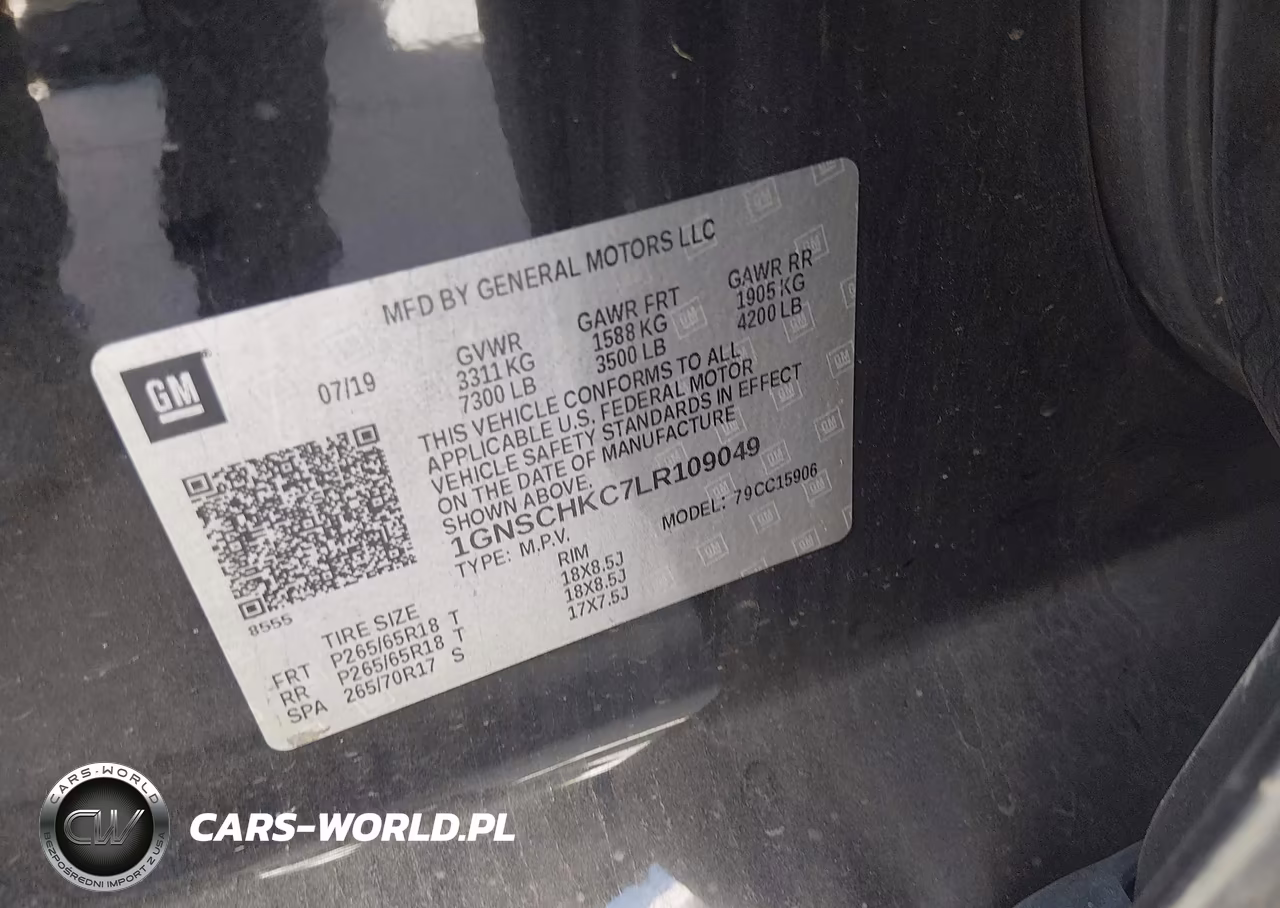 2020 Chevrolet Suburban 2Wd Lt VIN:1GNSCHKC7LR109049 - 9