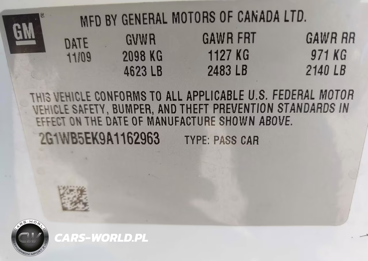 2010 Chevrolet Impala Lt VIN:2G1WB5EK9A1162963 - 9