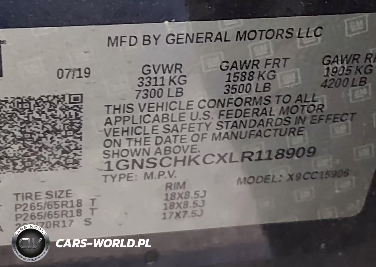 2020 Chevrolet Suburban 2Wd Lt VIN:1GNSCHKCXLR118909 - 9