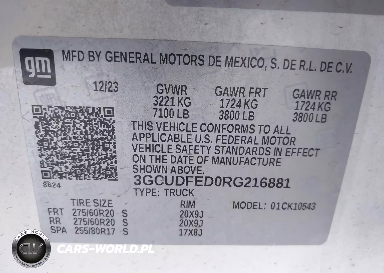 2024 Chevrolet Silverado 1500 4Wd Short Bed Lt Trail Boss VIN:3GCUDFED0RG216881 - 9