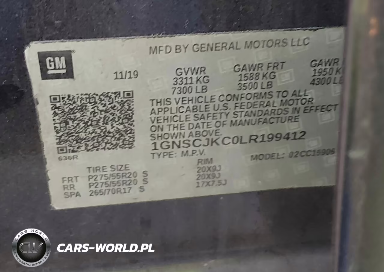 2020 Chevrolet Suburban 2Wd Premier VIN:1GNSCJKC0LR199412 - 9
