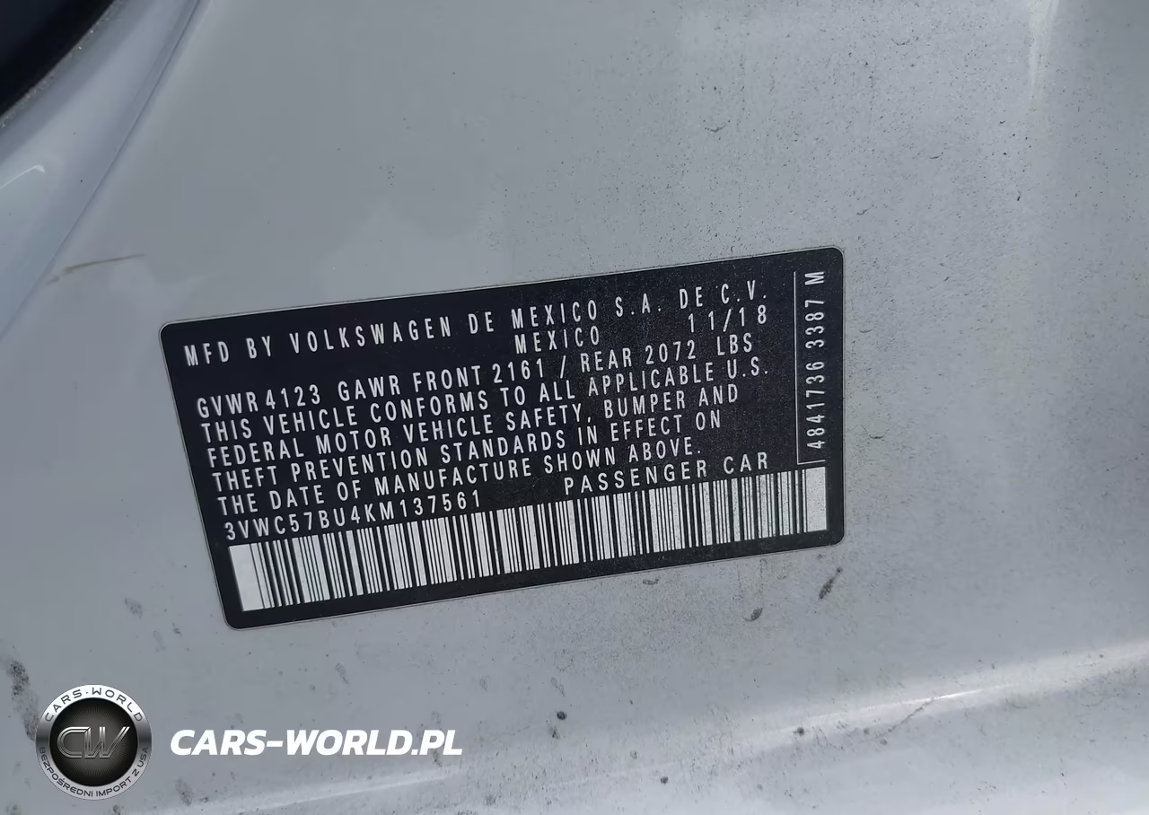 2019 Volkswagen Jetta 1.4T R-Line-1.4T S-1.4T Se VIN:3VWC57BU4KM137561 - 9