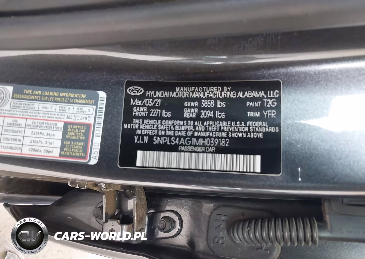 2021 Hyundai Elantra Sel VIN:5NPLS4AG1MH039182 - 9