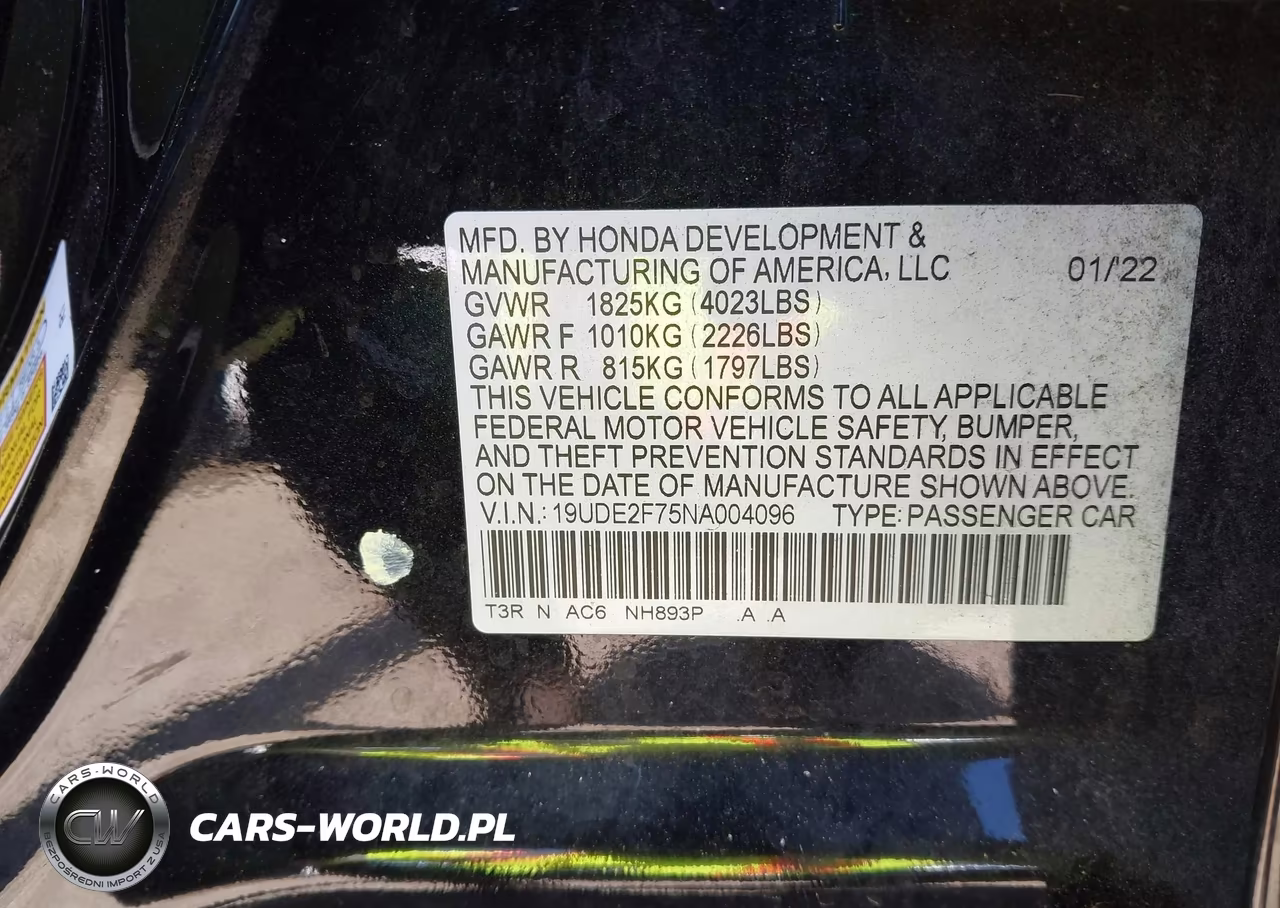 2022 Acura Ilx Premium Package VIN:19UDE2F75NA004096 - 9