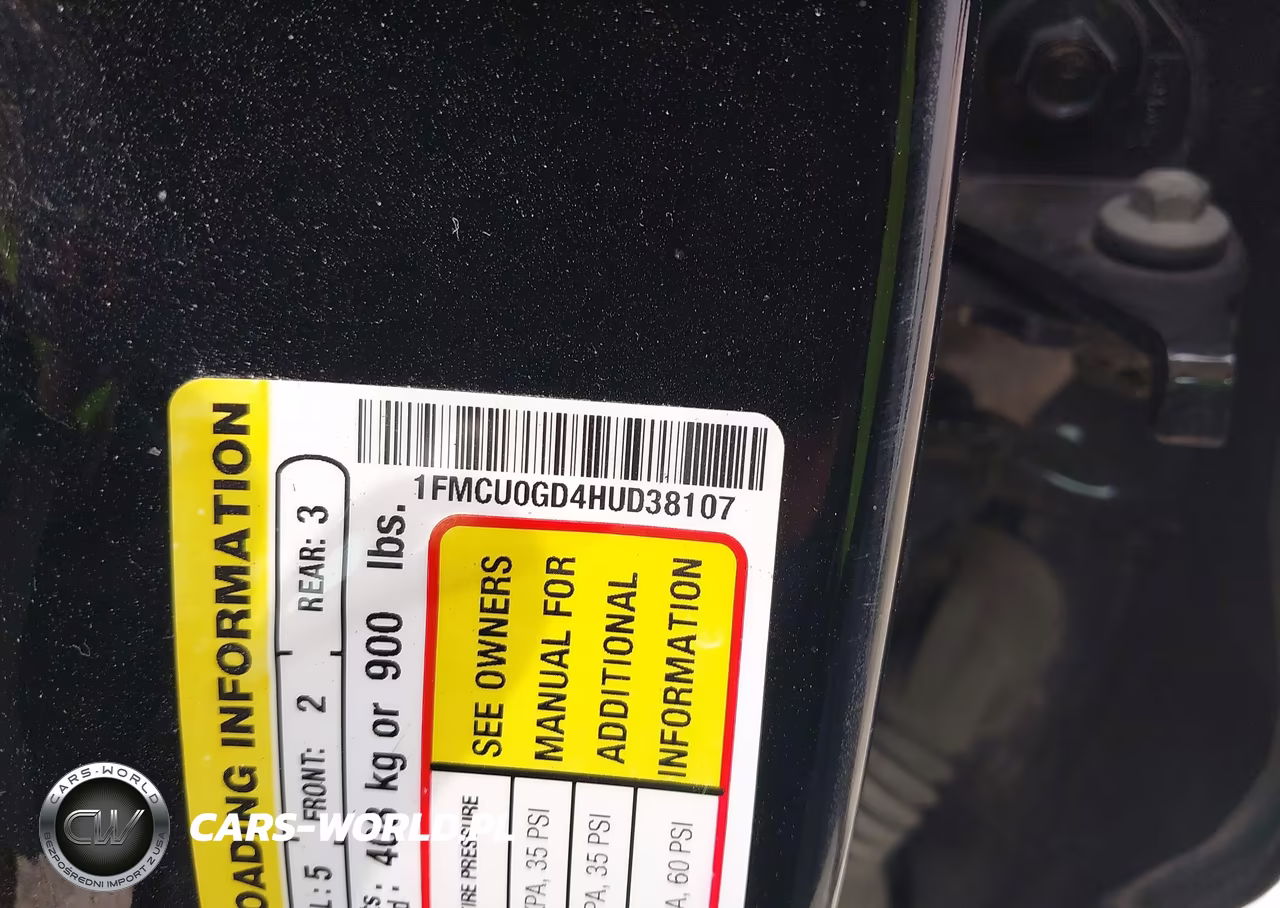 2017 Ford Escape Se VIN:1FMCU0GD4HUD38107 - 9