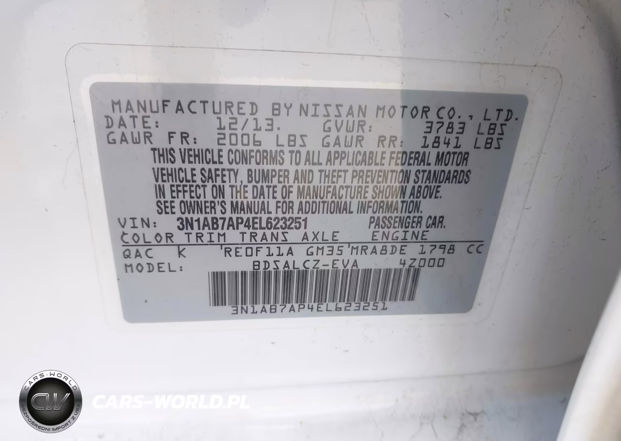 2014 Nissan Sentra S VIN:3N1AB7AP4EL623251 - 9