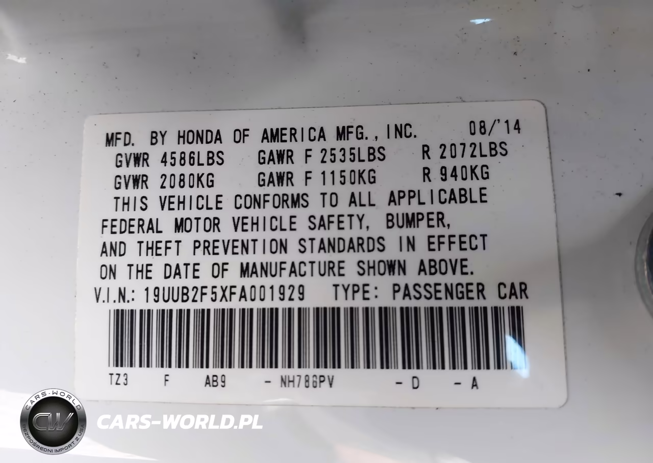 2015 Acura Tlx V6 Tech VIN:19UUB2F5XFA001929 - 9