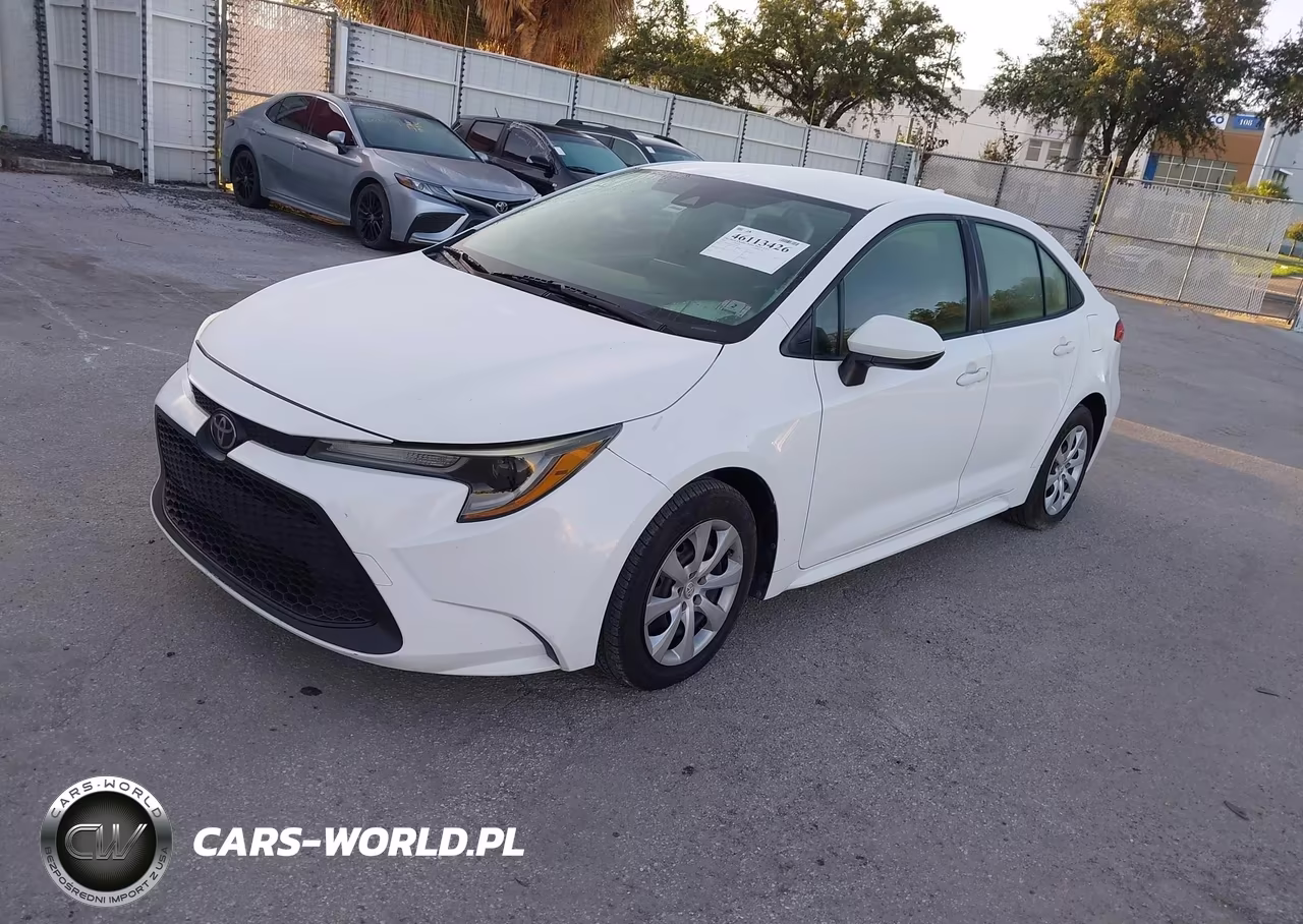 2020 Toyota Corolla Le VIN:JTDEPRAE3LJ116226 - 2