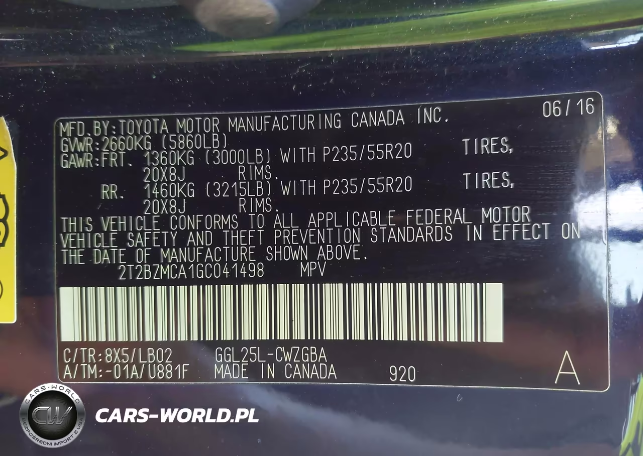 2016 Lexus Rx 350 VIN:2T2BZMCA1GC041498 - 9