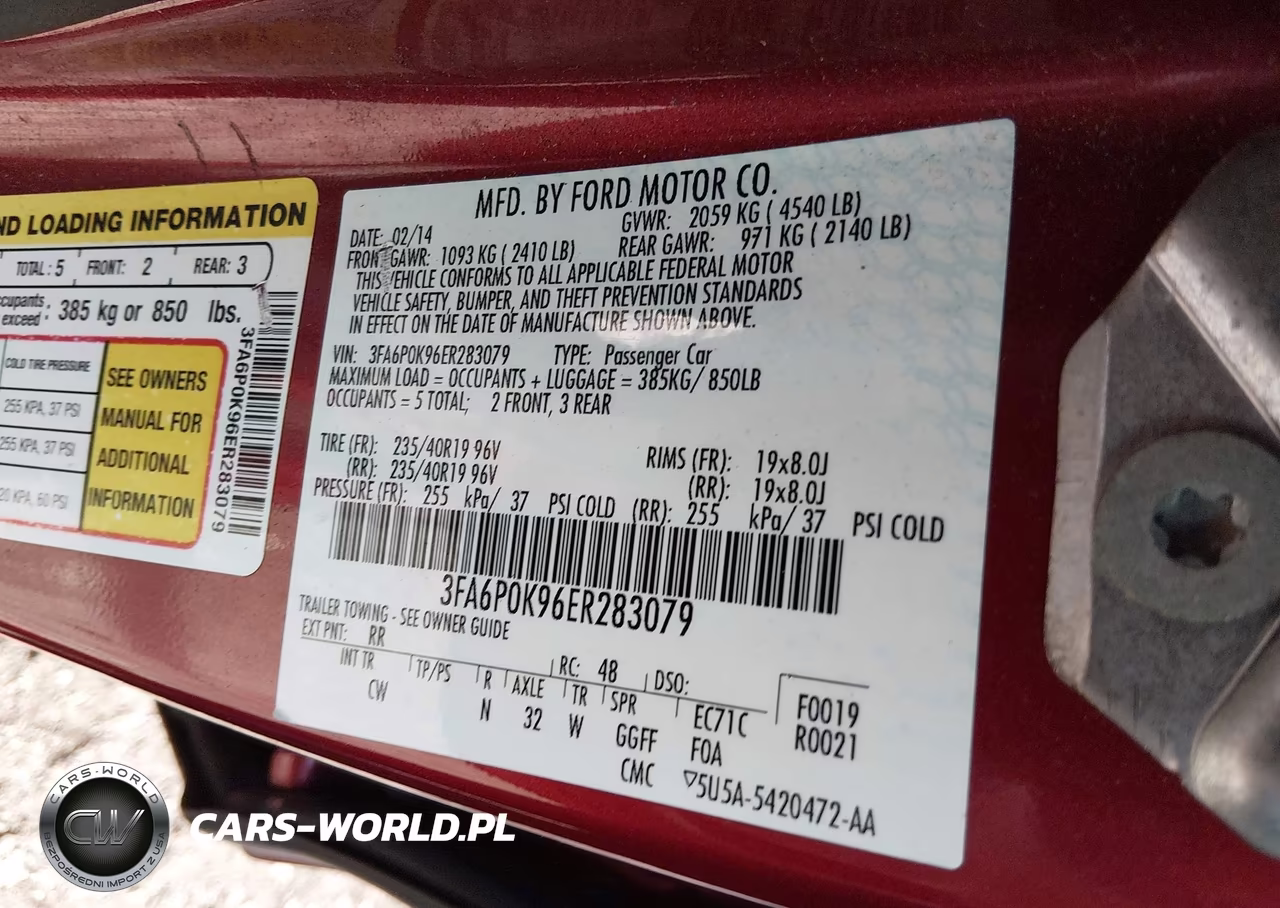 2014 Ford Fusion Titanium VIN:3FA6P0K96ER283079 - 9