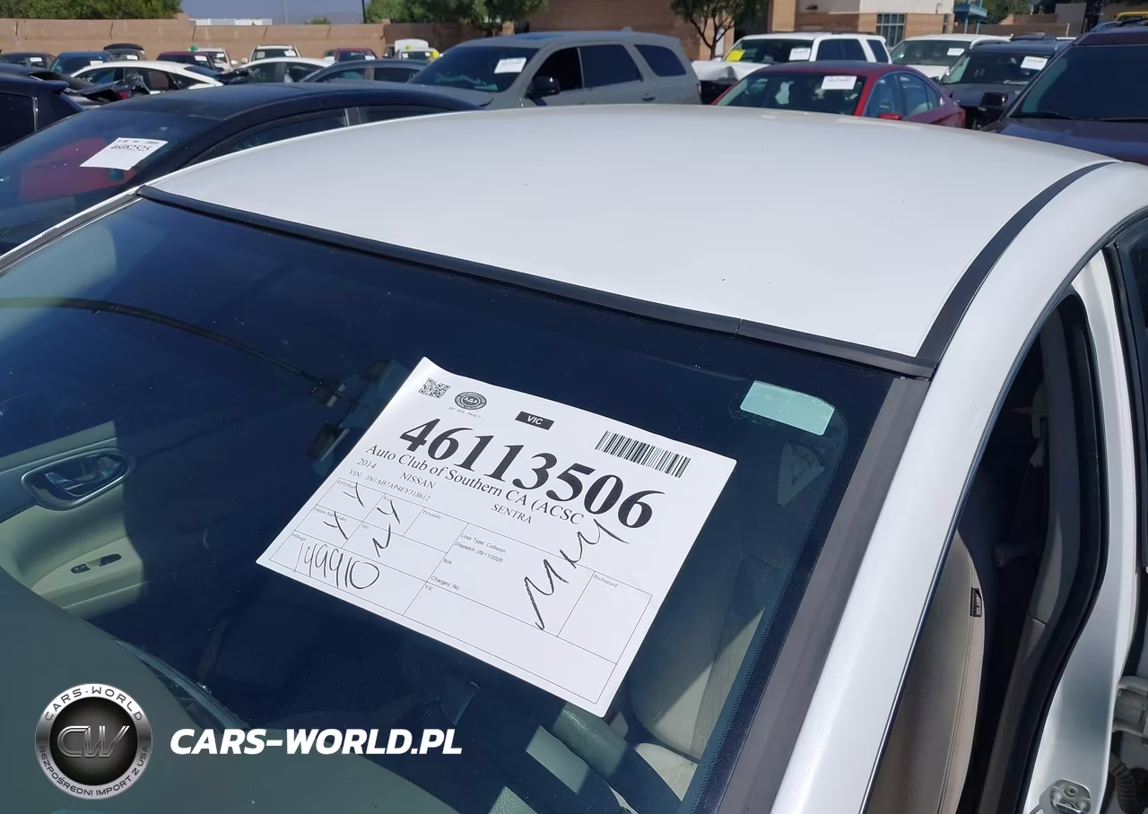 2014 Nissan Sentra Sv VIN:3N1AB7AP4EY318612 - 14