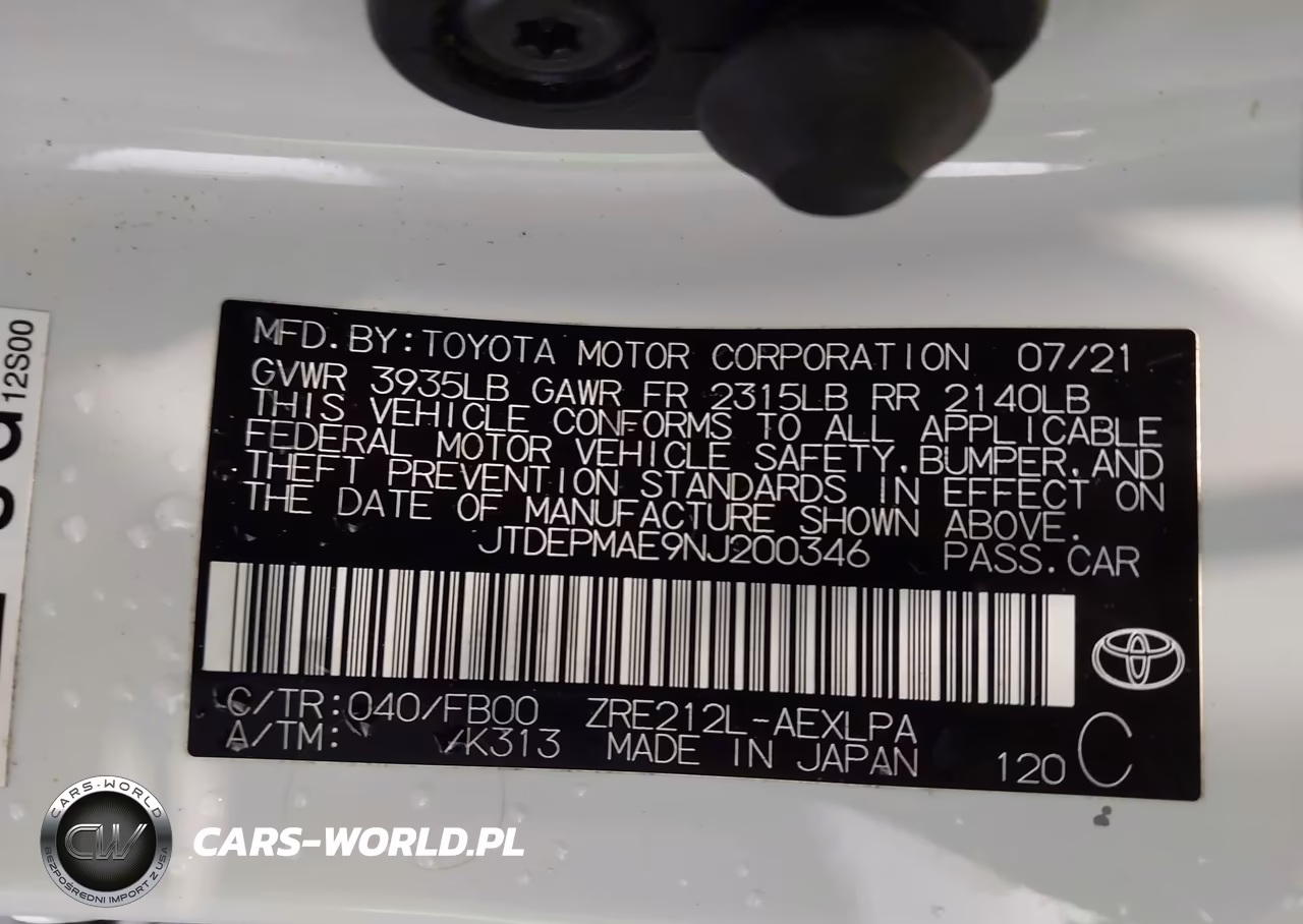 2022 Toyota Corolla Le VIN:JTDEPMAE9NJ200346 - 9