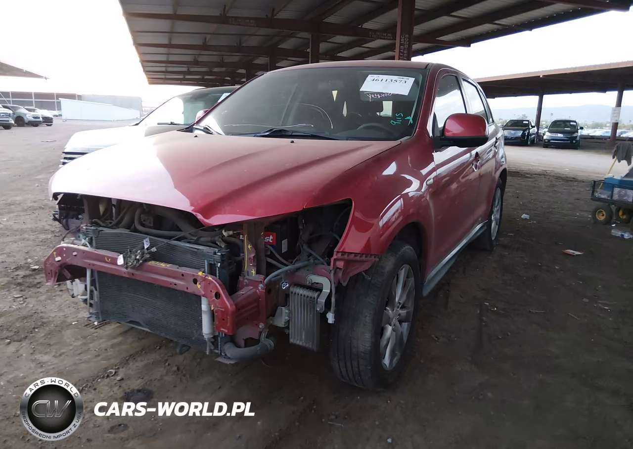2014 Mitsubishi Outlander Sport Es VIN:4A4AP3AU5EE006205 - 2