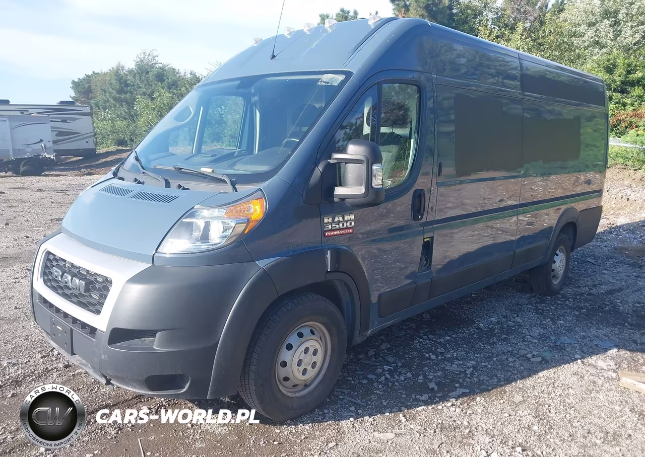 2019 Ram Promaster 3500 Cargo Van High Roof 159 Wb Ext VIN:3C6URVJG3KE551606 - 2