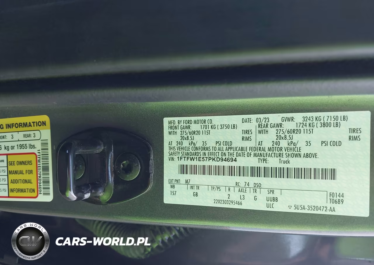 2023 Ford F-150 Xl VIN:1FTFW1E57PKD94694 - 9