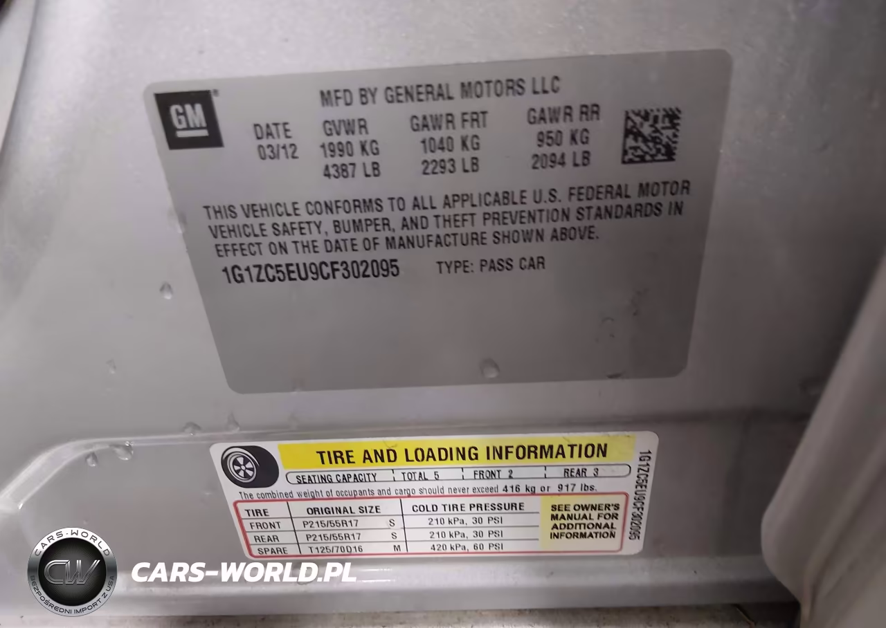 2012 Chevrolet Malibu 1Lt VIN:1G1ZC5EU9CF302095 - 9